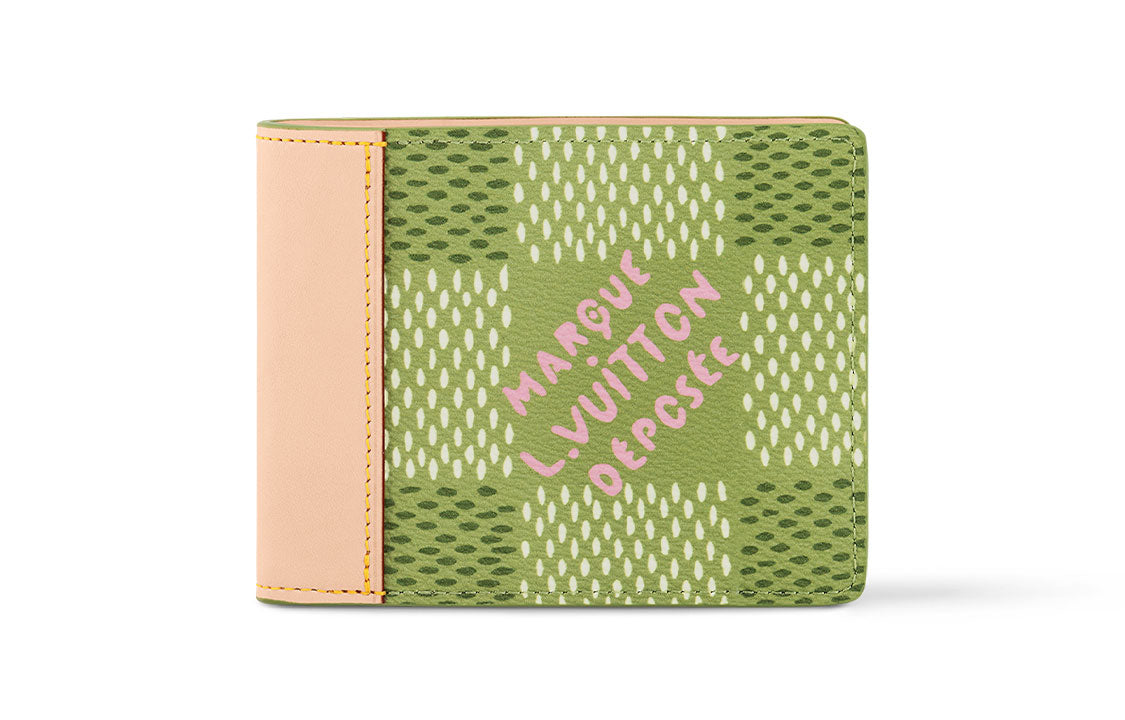 LOUIS VUITTON By Tyler The Creator Slender Wallet Green Damier Golf