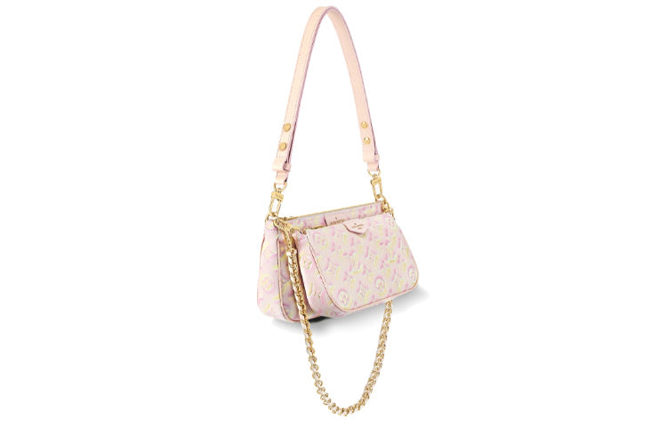LOUIS VUITTON Multi Pochette Accessoires Light Pink