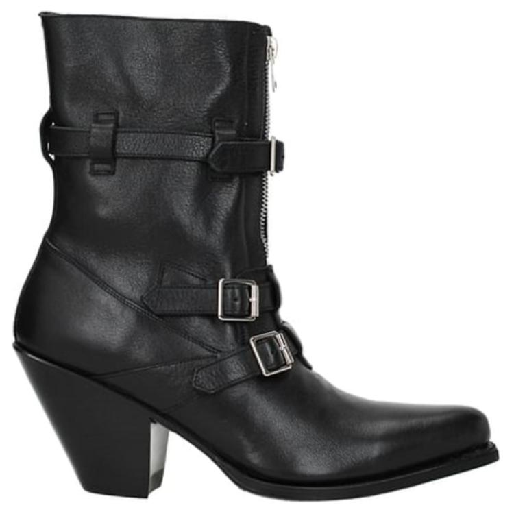 CELINE Ankle Boots Women's Red