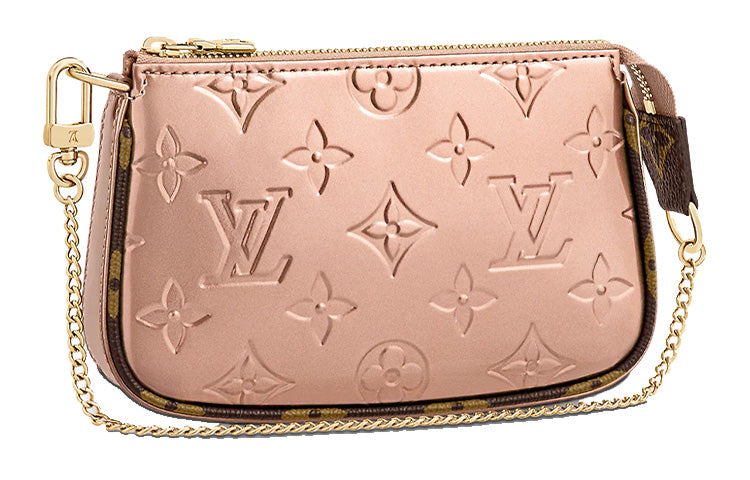 LOUIS VUITTON Mini Pochette Accessoires Rose Gold