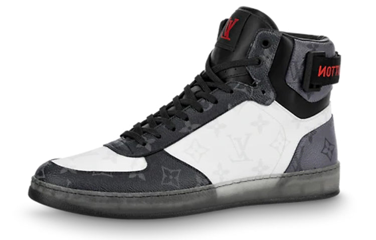 LOUIS VUITTON Tenis Rivoli Sneakers 'White Monogram Ice And Dark Gray Monogram'