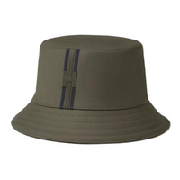 HERMES Cashmere Bucket Hats Men's Obsidian Stone