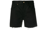 SAINT LAURENT Distressed Denim Shorts