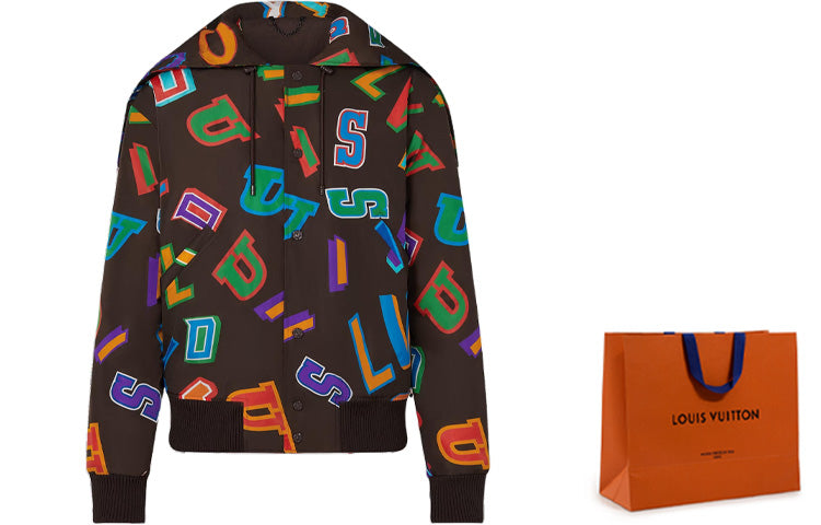 LOUIS VUITTON X Nba Letters Hooded Blouson