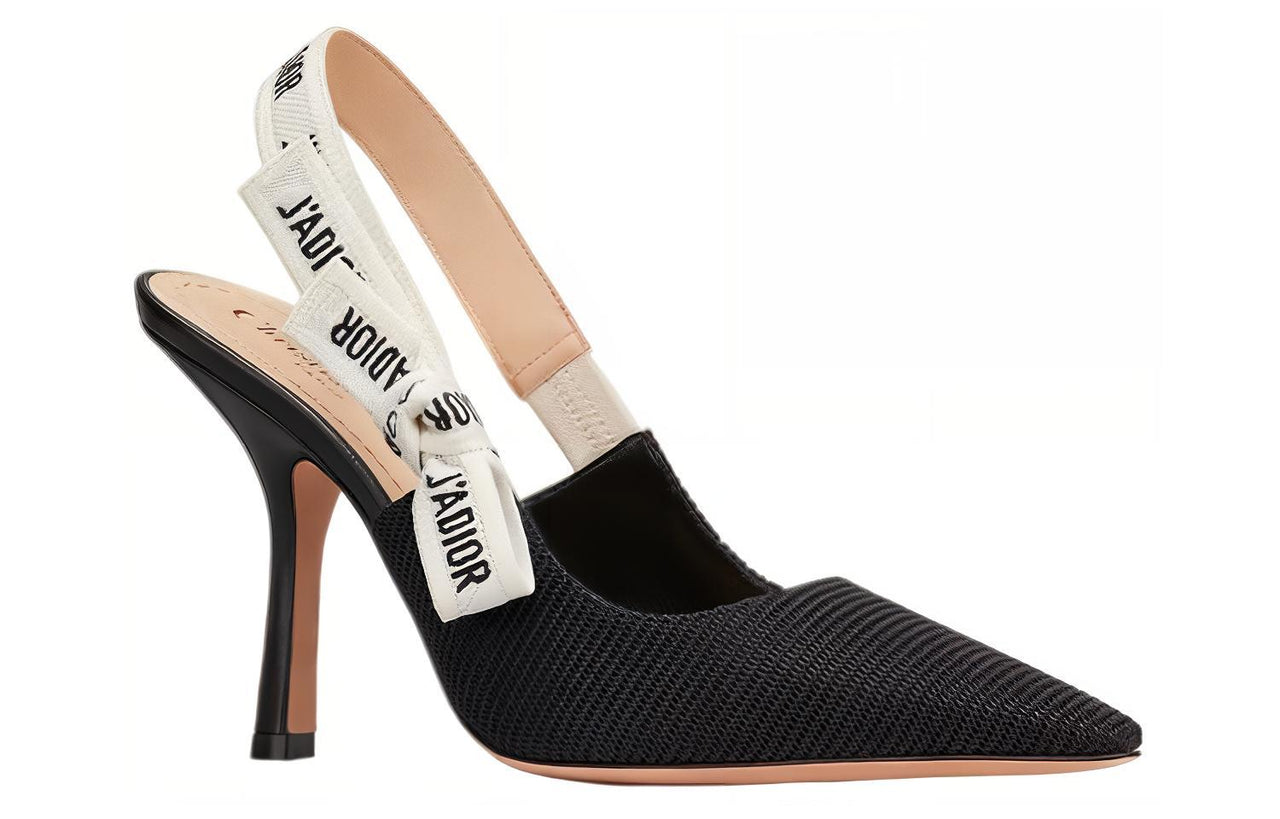 DIOR J'Adior Slim Heel High Heels 10cm Women's Black