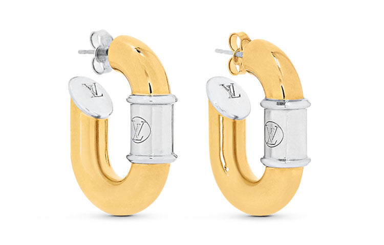 LOUIS VUITTON Earrings Women's Gold