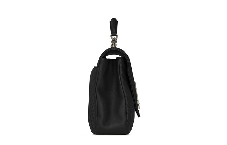 SAINT LAURENT Leather Shoulder Bag, Crossbody Bag, Handbag Tubas Women's Black