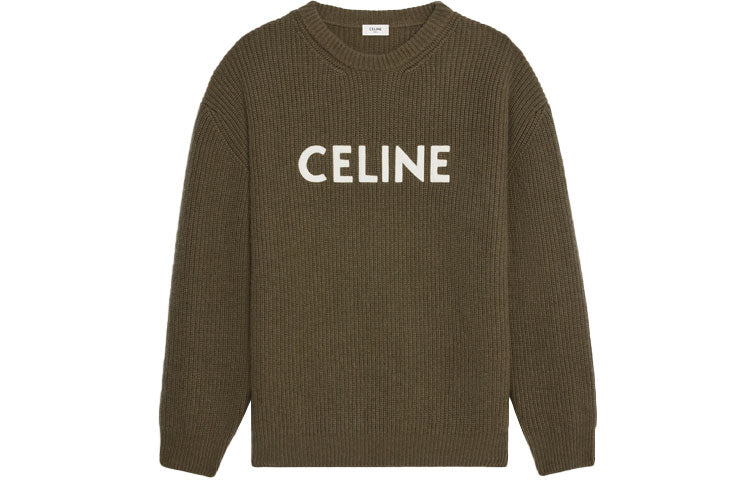CELINE Sweater Men's Khaki Green