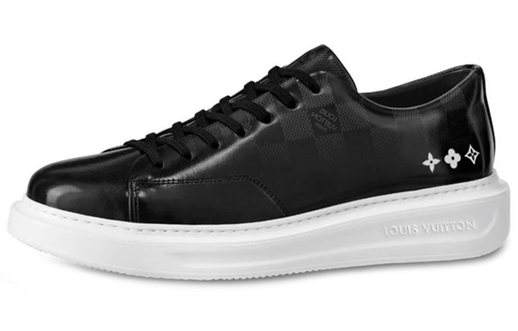 LOUIS VUITTON Beverly Hills Stylish Skateboarding Shoes Men's Graphite