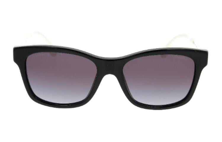 CHANEL Rectangular Sunglasses Women's Two Tone