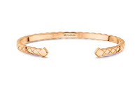 CHANEL CoCo Crush 18K Gold Bangles Women's Rose Gold