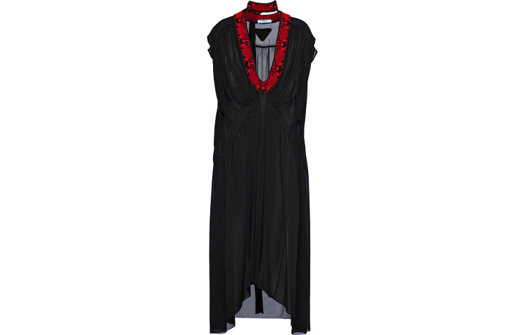 PRADA FW21 Sleeveless Dress Women's Black