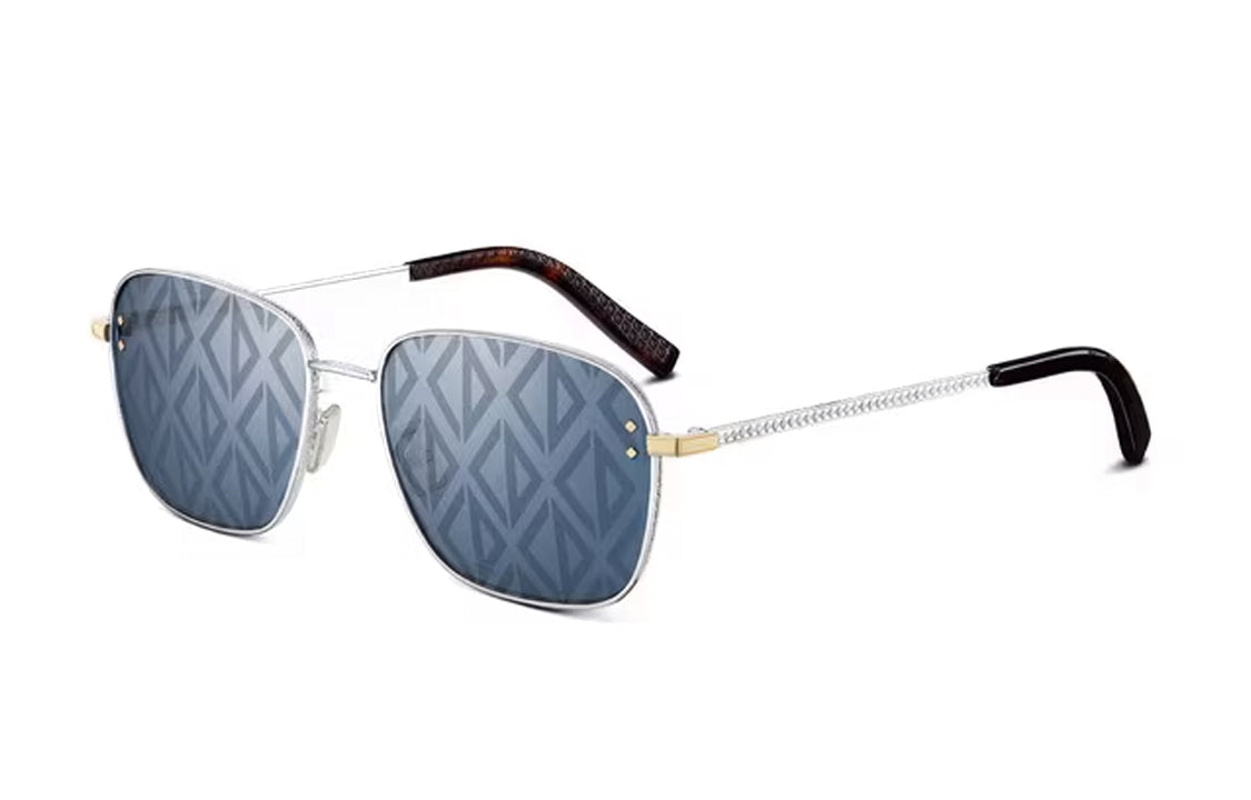 DIOR CD Diamond Sunglasses Men Blue