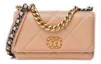 CHANEL 19BagWOC Sheepskin Handbag Shoulder Bag Backpack Crossbody Bag Women's Shrimp Pink