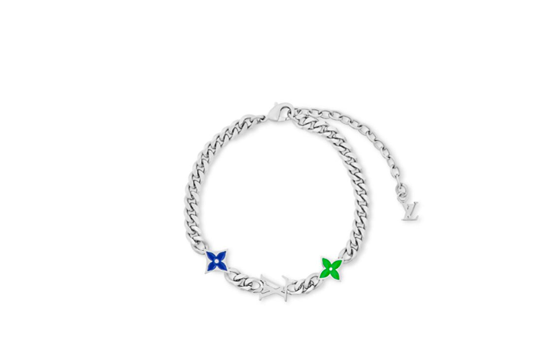 LOUIS VUITTON Brass, Metal Bracelets Unisex Silver