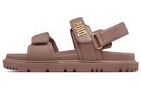 DIOR Dioralps Beach Sandals Women's Gray