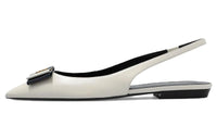 SAINT LAURENT Anais Pointed-Toe Flat Shoes Women's