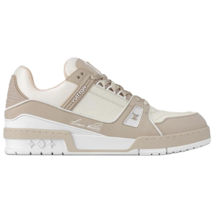 LOUIS VUITTON Trainer Low-Top Skateboard Shoes Unisex Light Green