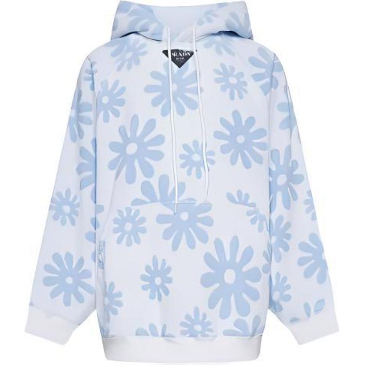 PRADA Floral Print Hoodie