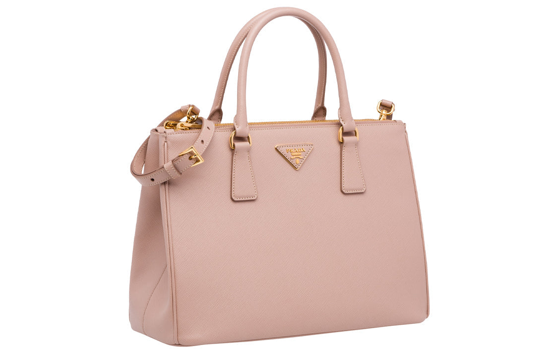PRADA Leather Shoulder Bags Handbags Regular Women's Beige