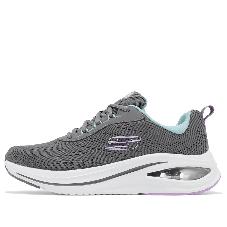 (WMNS) Skechers Skech-Air Meta 'Grey White Purple' 150131-CCMT