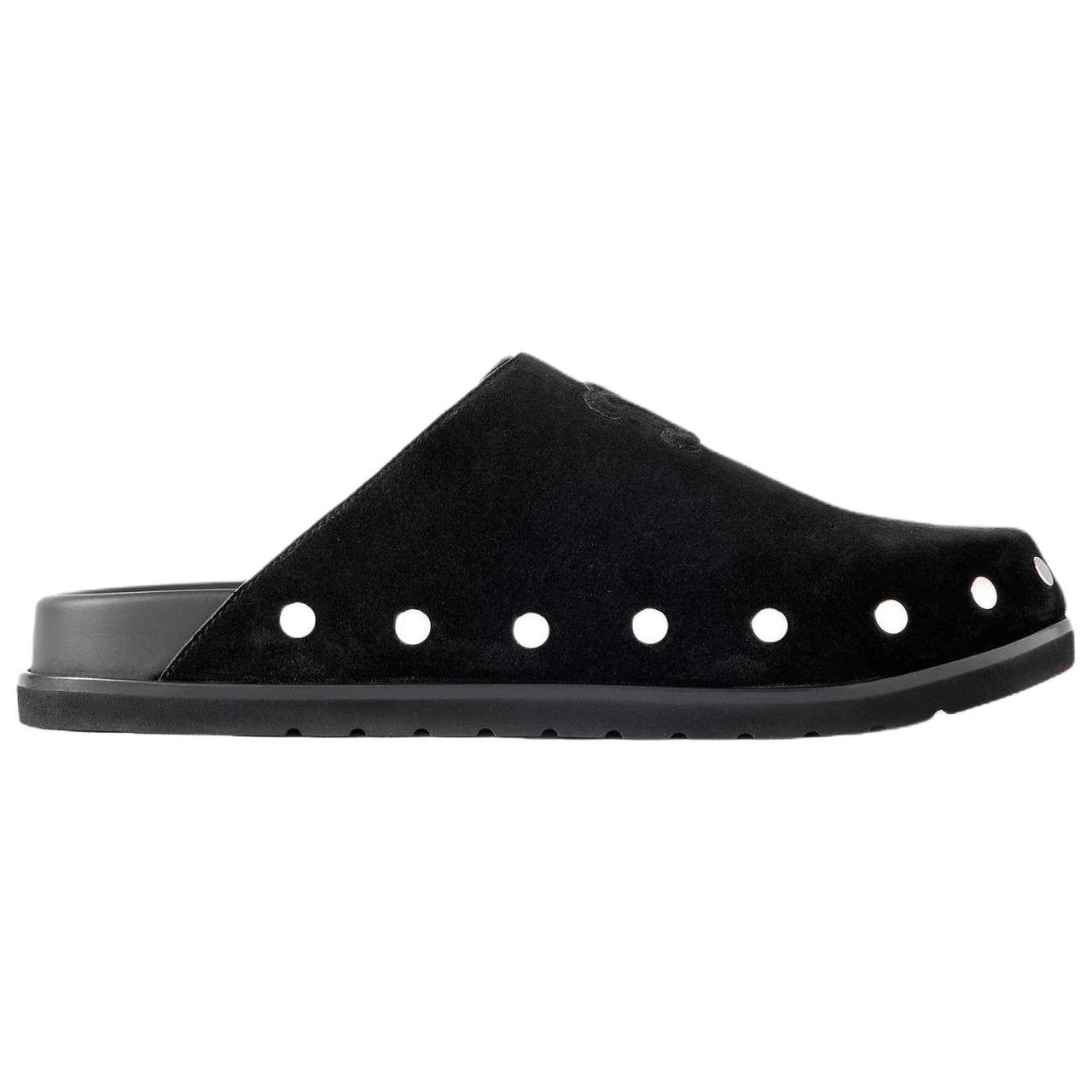 CELINE Triomphe Closed Toe Slippers Men's Black