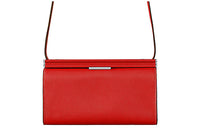 HERMES Clic H Evercolor Calfskin Shoulder Bag, Crossbody Bag Regular Women's Heart Red