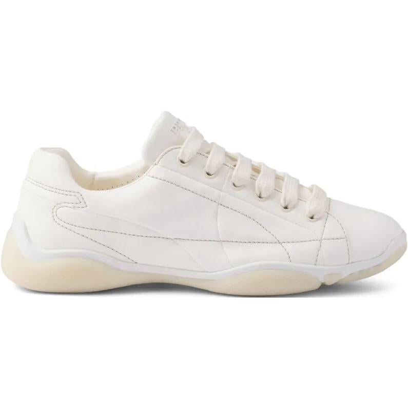 PRADA Low Top Casual Shoes Women's Light Beige