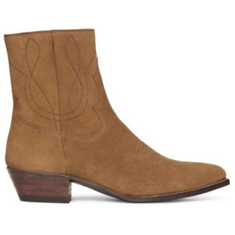 CELINE Zipped Western Boot Havana