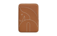 HERMES Magsafe Swift Leather Card Holder Men's Brown