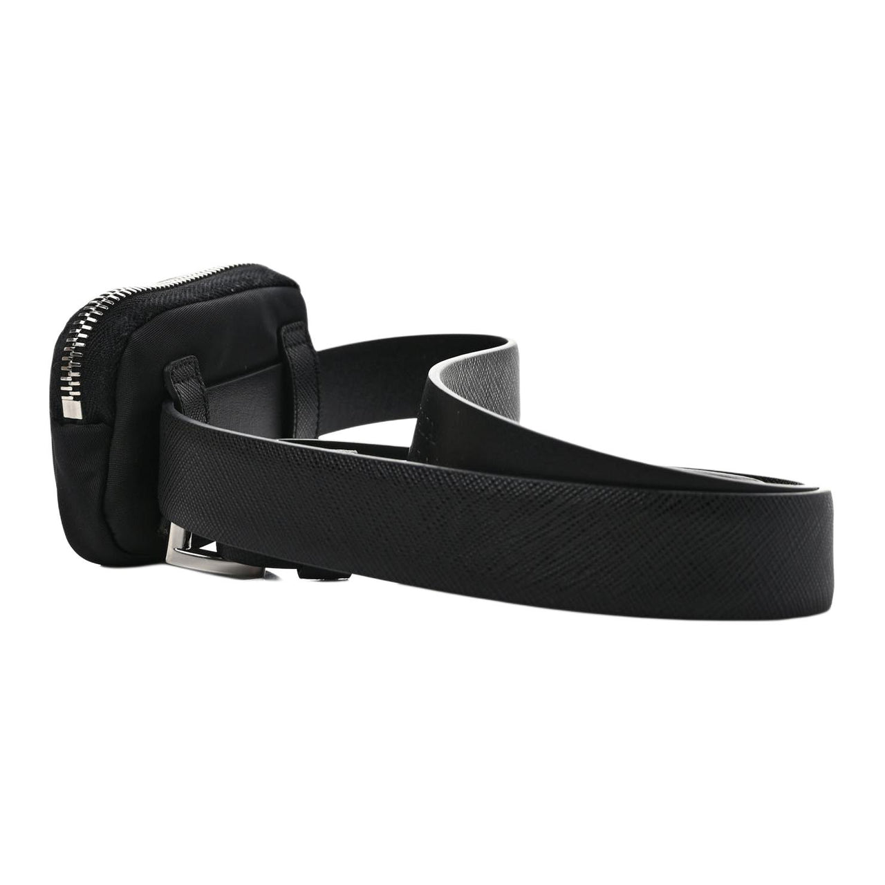 PRADA Nylon Fanny Pack Men's Black