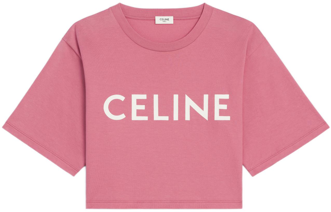 CELINE SS22 T Shirt Women's Pink