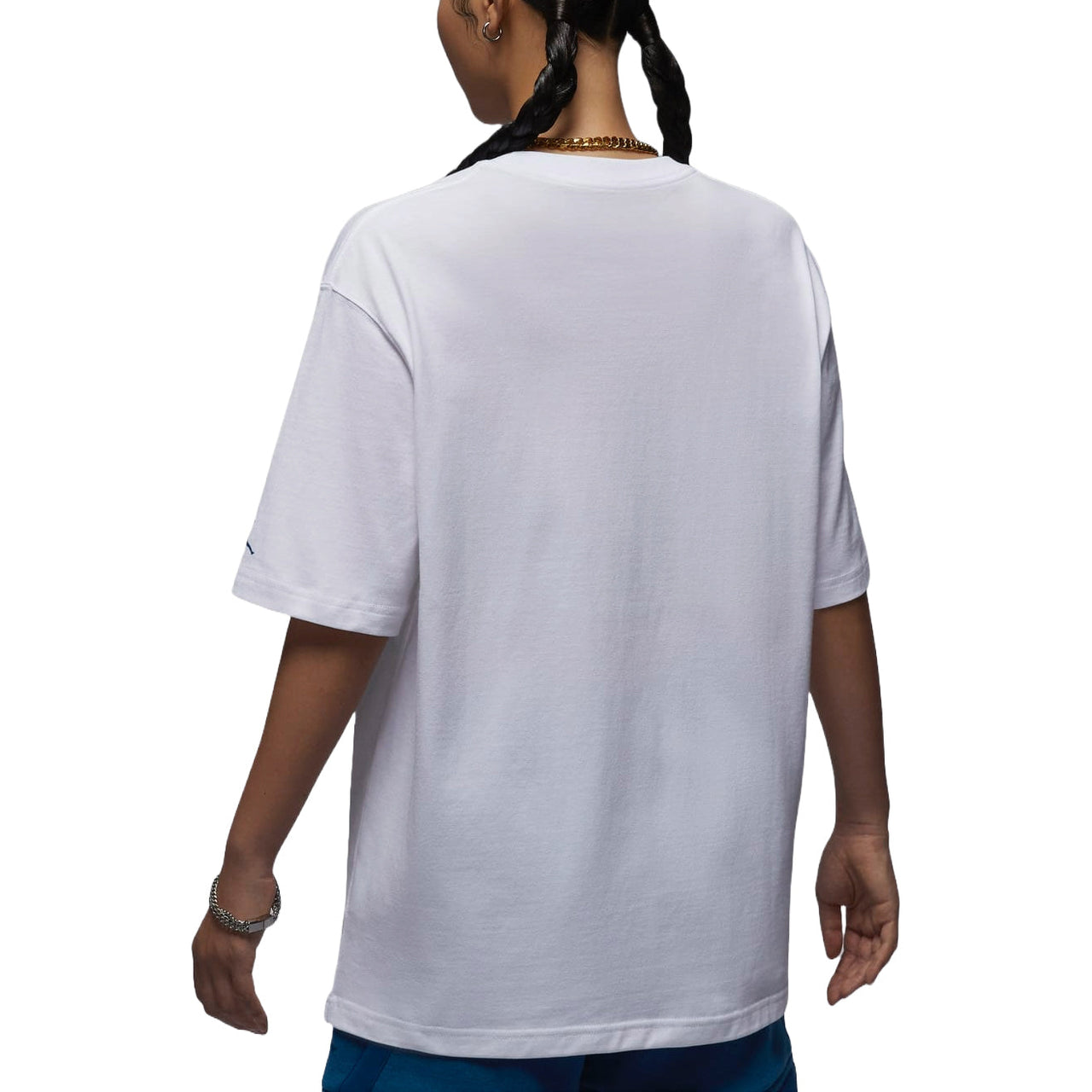 (WMNS) Air Jordan Graphic Oversized T-shirt Asia Sizing 'White' FN5709-100