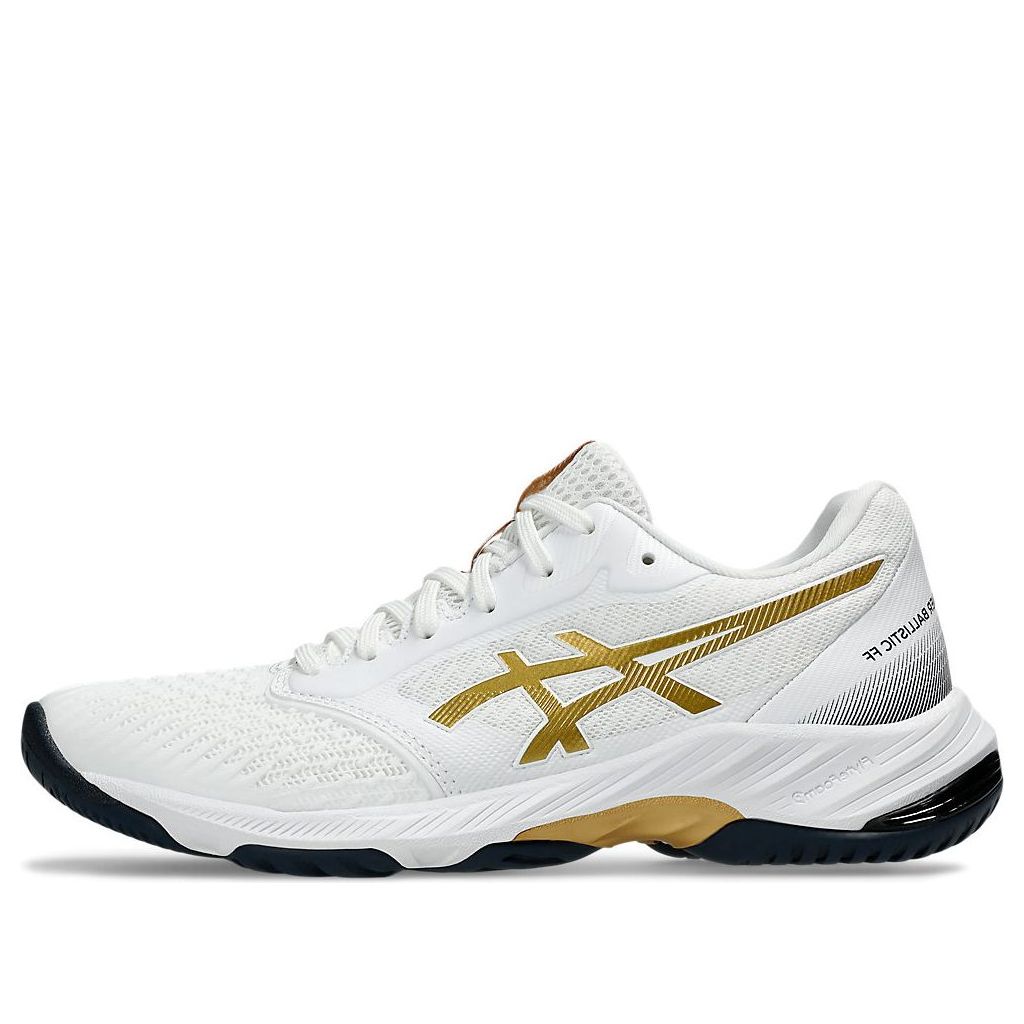 (WMNS) ASICS Netburner Ballistic FF 3 'White Pure Gold' 1052A069-110