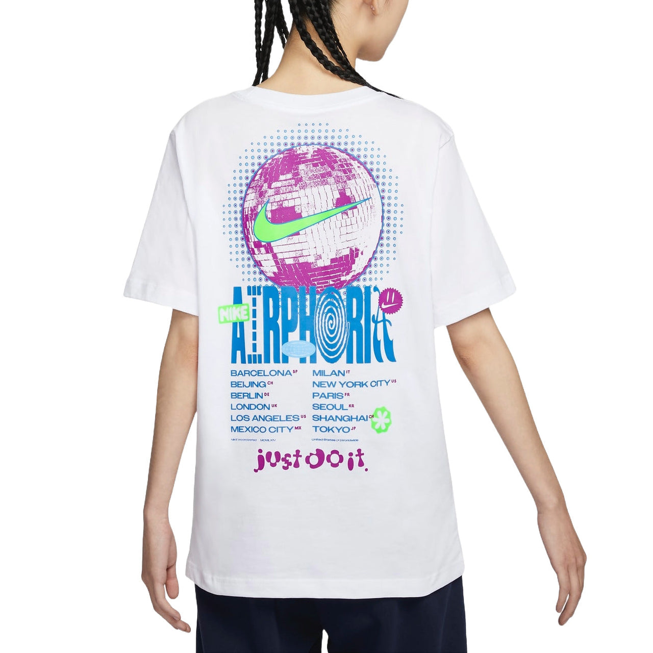 (WMNS) Nike Sportswear Graphic T-Shirt Asia Sizing 'White' FV4263-100