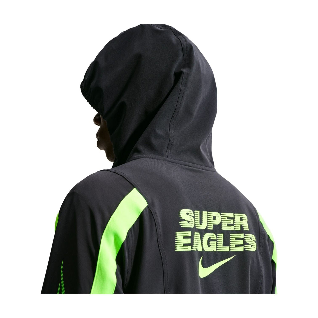 Nike Nigeria Energy Dri-FIT Woven Jacket 'Black Pro Green Electric Green' IH1286-010