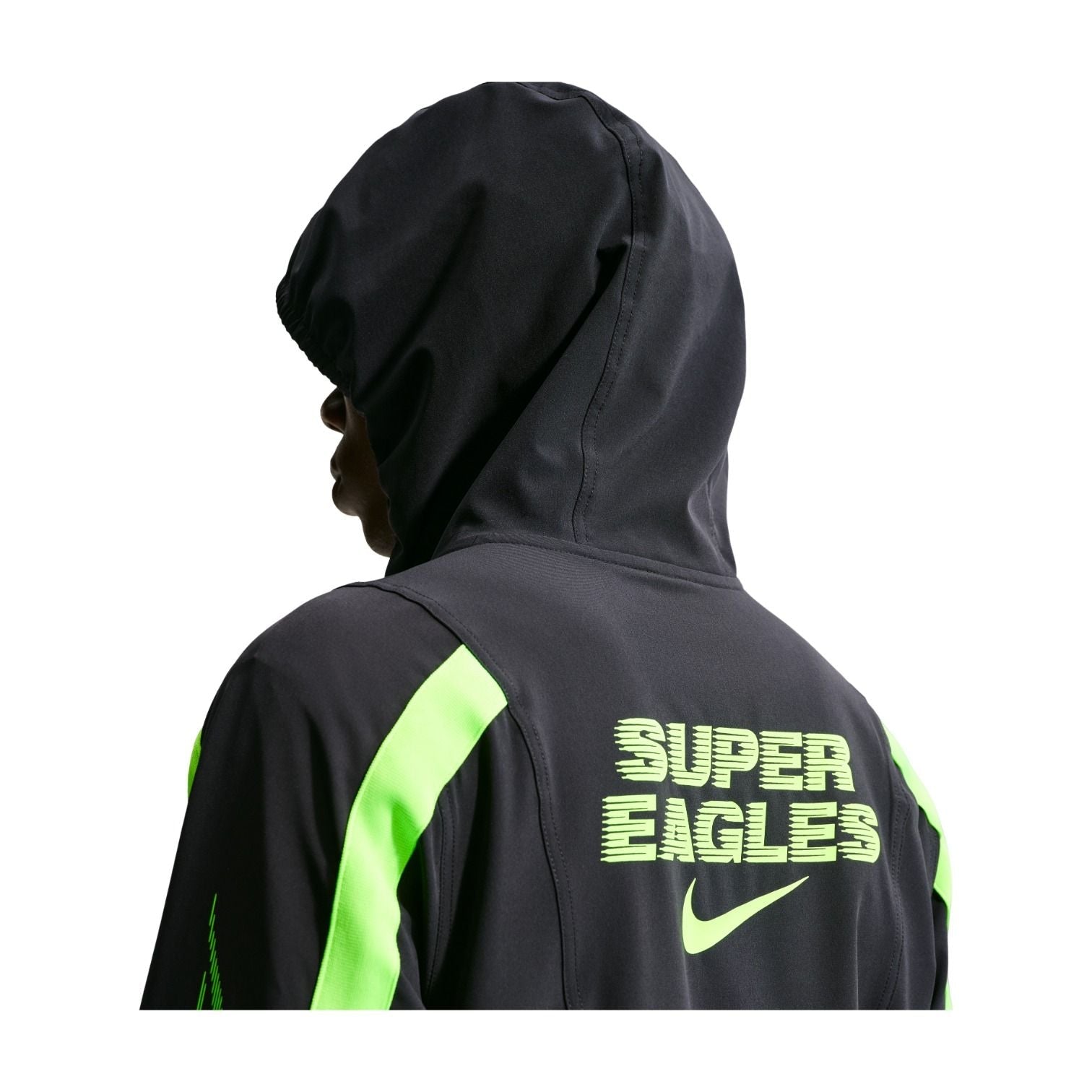 Nike Nigeria Energy Dri-FIT Woven Jacket 'Black Pro Green Electric Green' IH1286-010