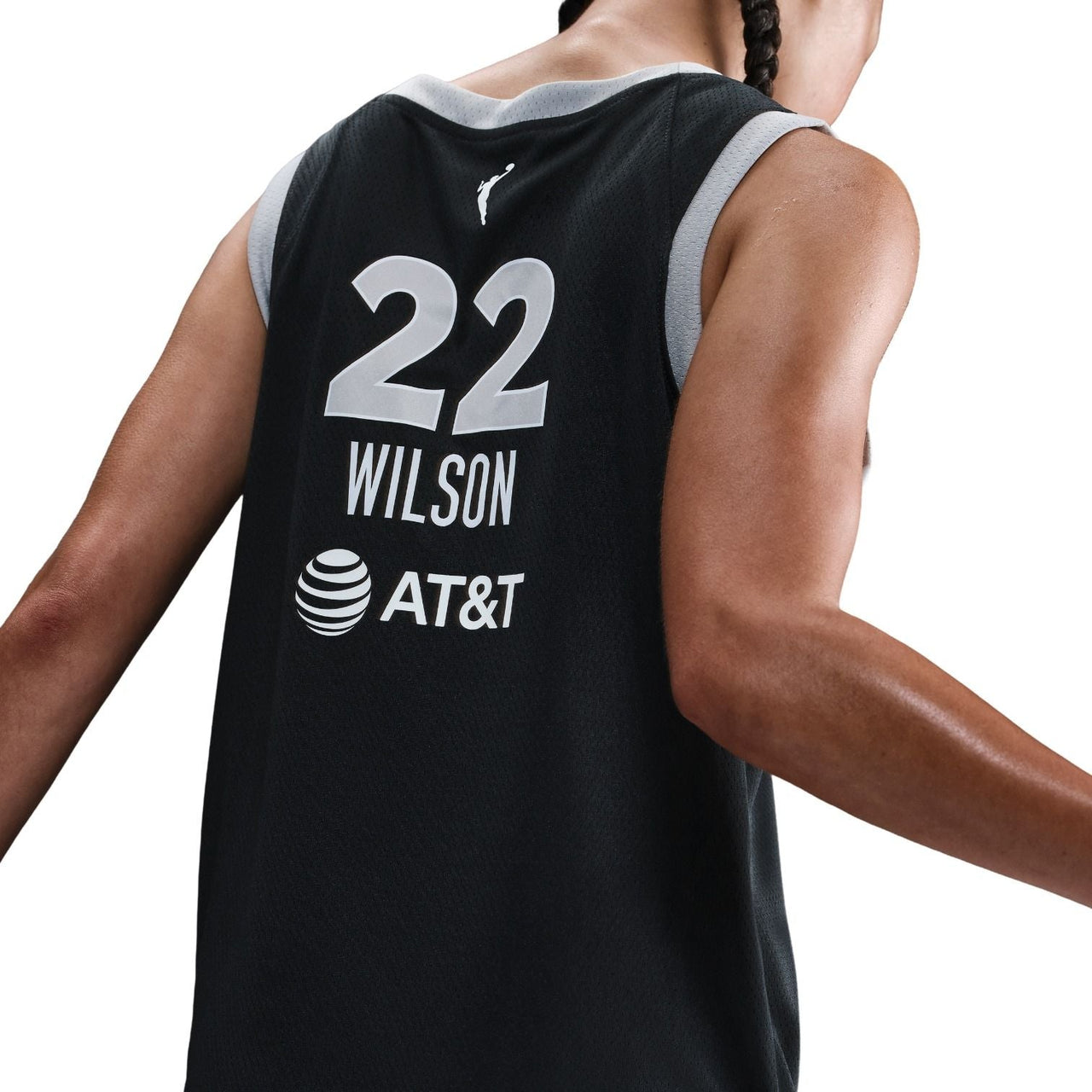 (WMNS) Nike A'ja Wilson Las Vegas Aces Dri-FIT WNBA Victory Jersey 'Black Flat Silver White' HF0996-010