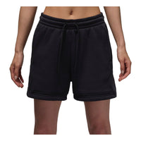 (WMNS) Air Jordan Paris Saint-Germain Fleece Shorts Asia Sizing 'Off Noir' FV7752-045