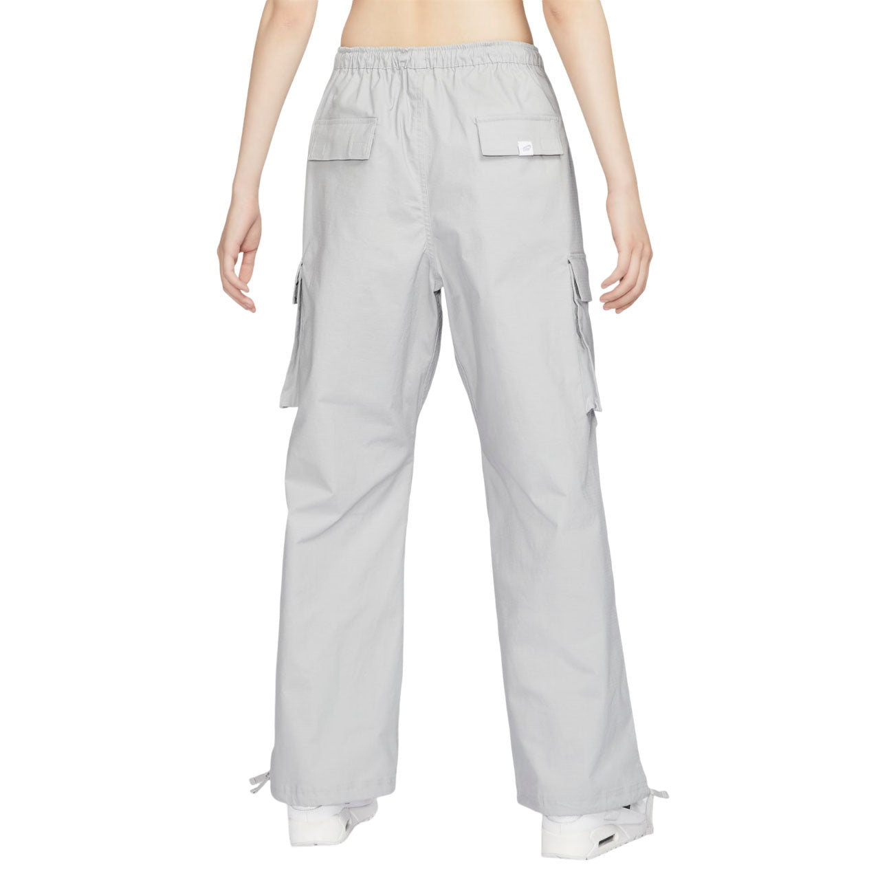 (WMNS) Nike Sportswear Mid-Rise Oversized Cargo Pants Asia Sizing 'Light Smoke Grey' FV7521-077