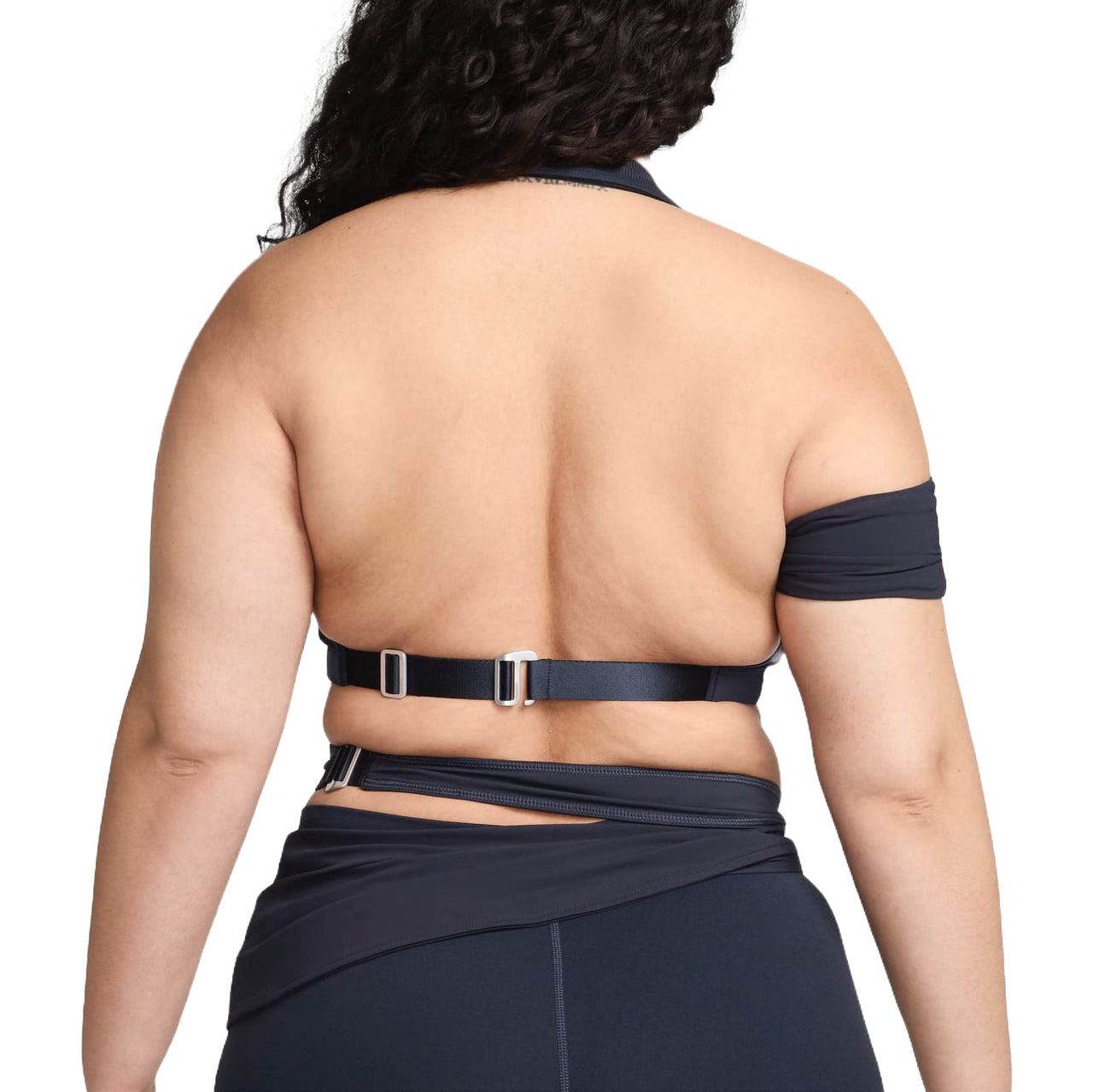 (WMNS) Nike x Jacquemus Halter Top Asia Sizing 'Dark Obsidian' FJ3150-475