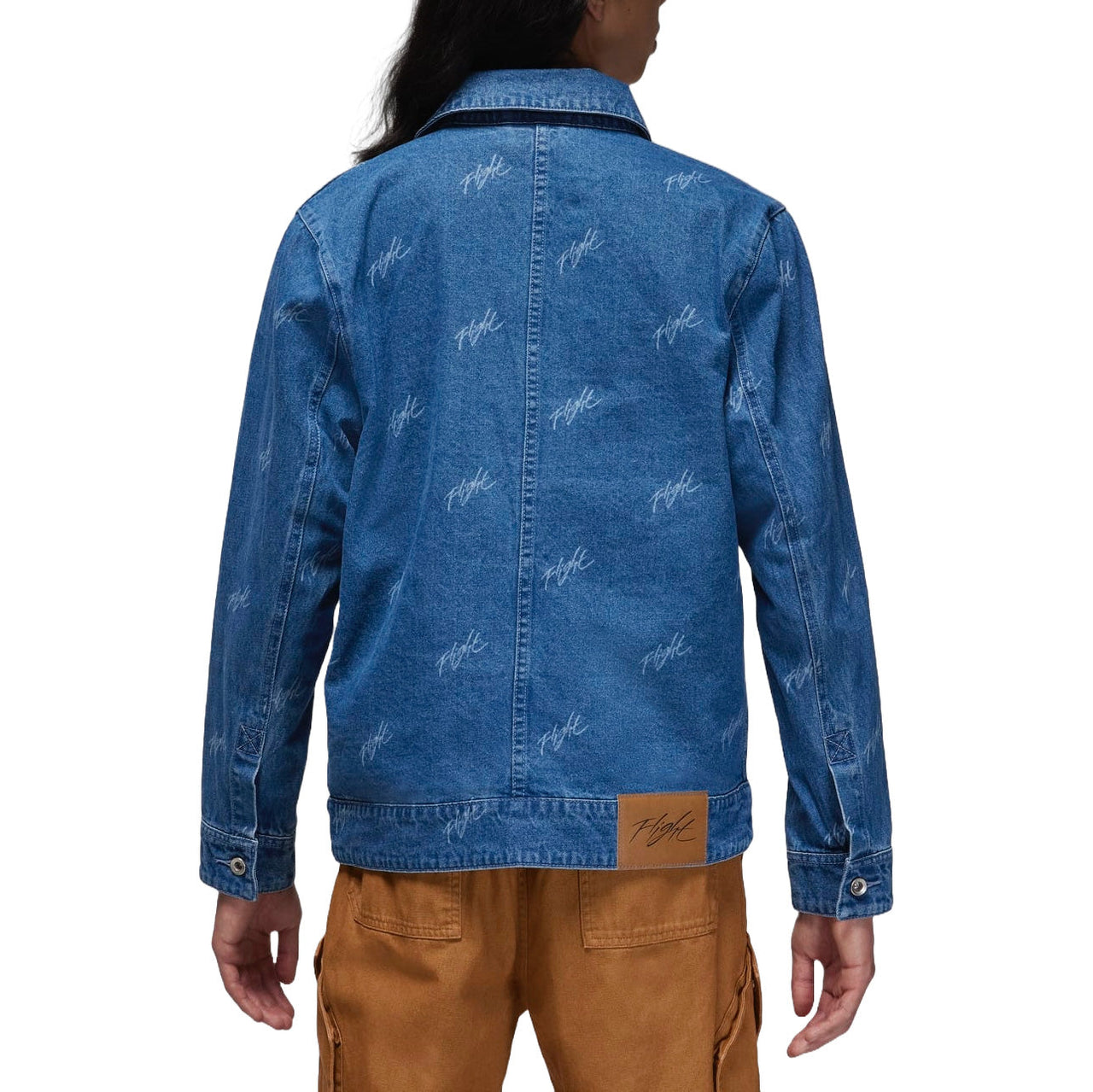 Air Jordan Flight Heritage Denim Jacket Asia Sizing 'Stone Blue' FN4650-436