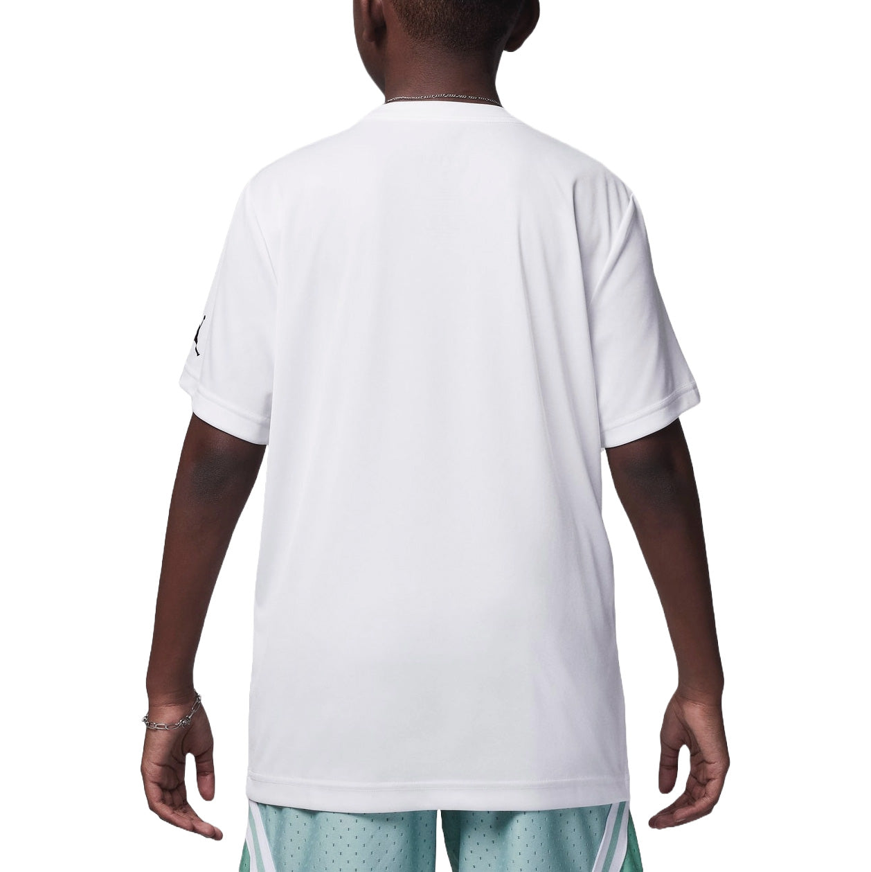 (GS) Air Jordan Dri-FIT Graphic T-shirt 'White Mint Green' HA2543-100