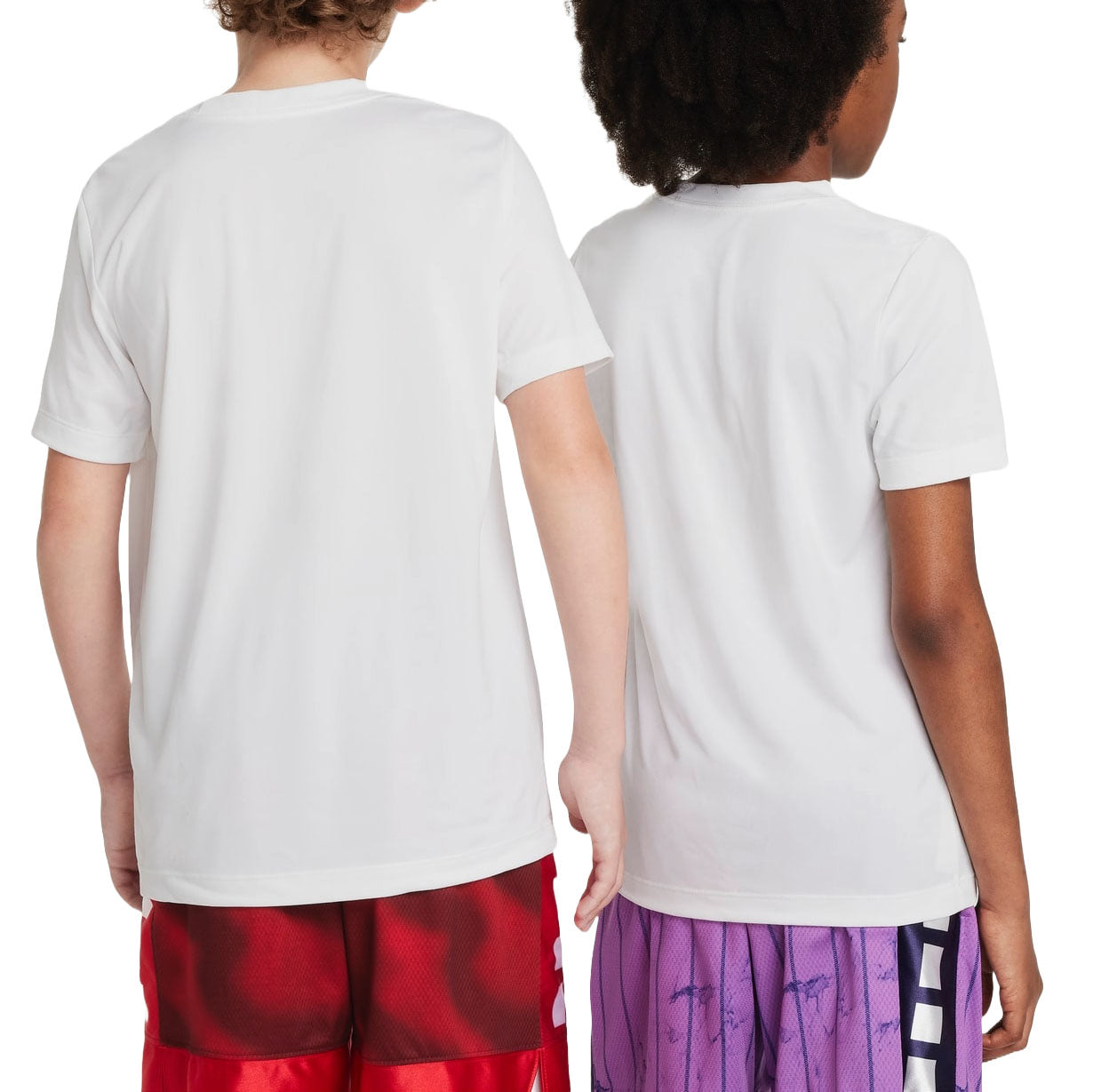 (GS) Nike Legend Dri-FIT Graphic T-shirt 'White Black' FV5327-100