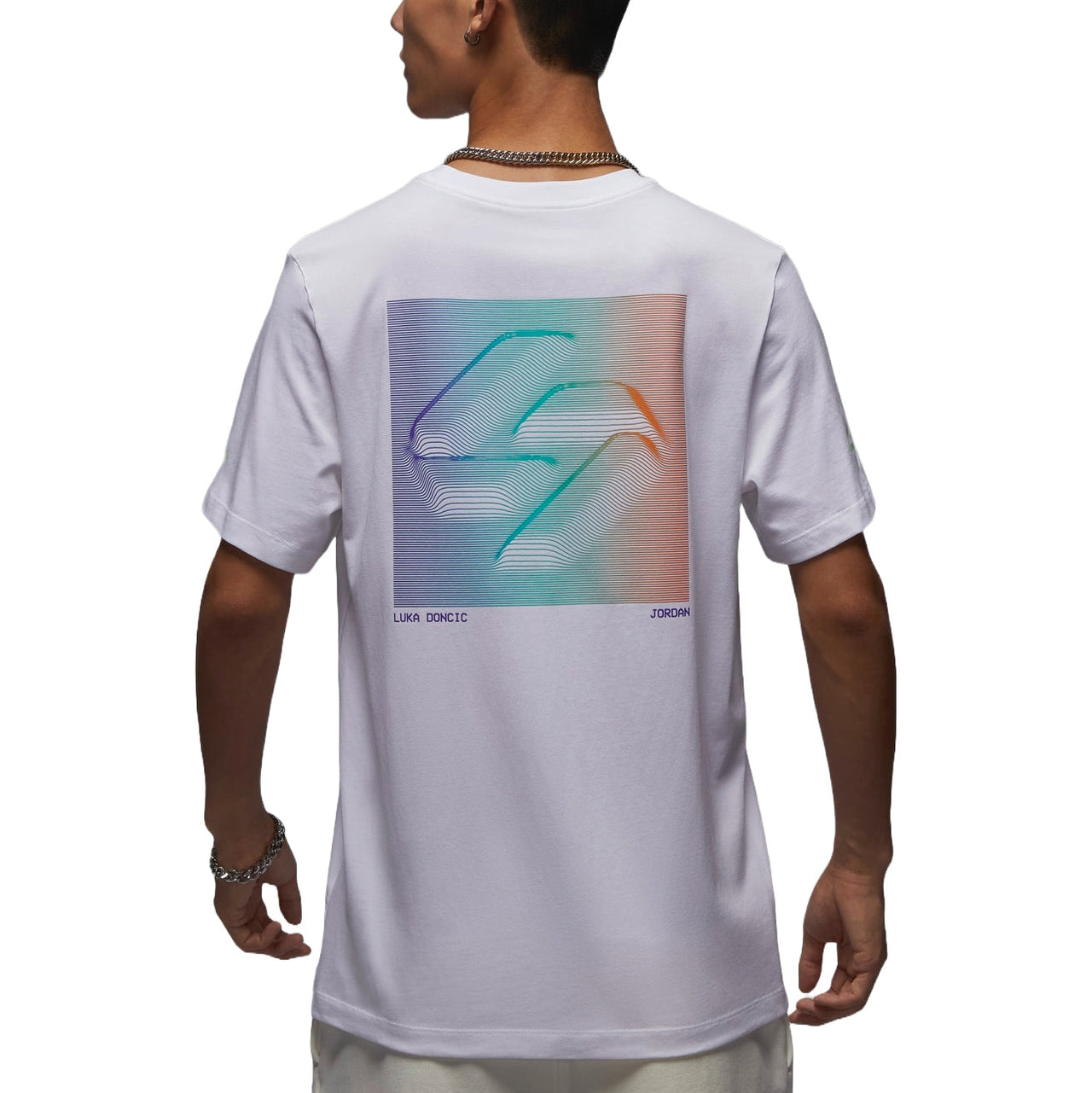 Air Jordan Luka Graphic T-Shirt Asia Sizing 'White' HF8087-100