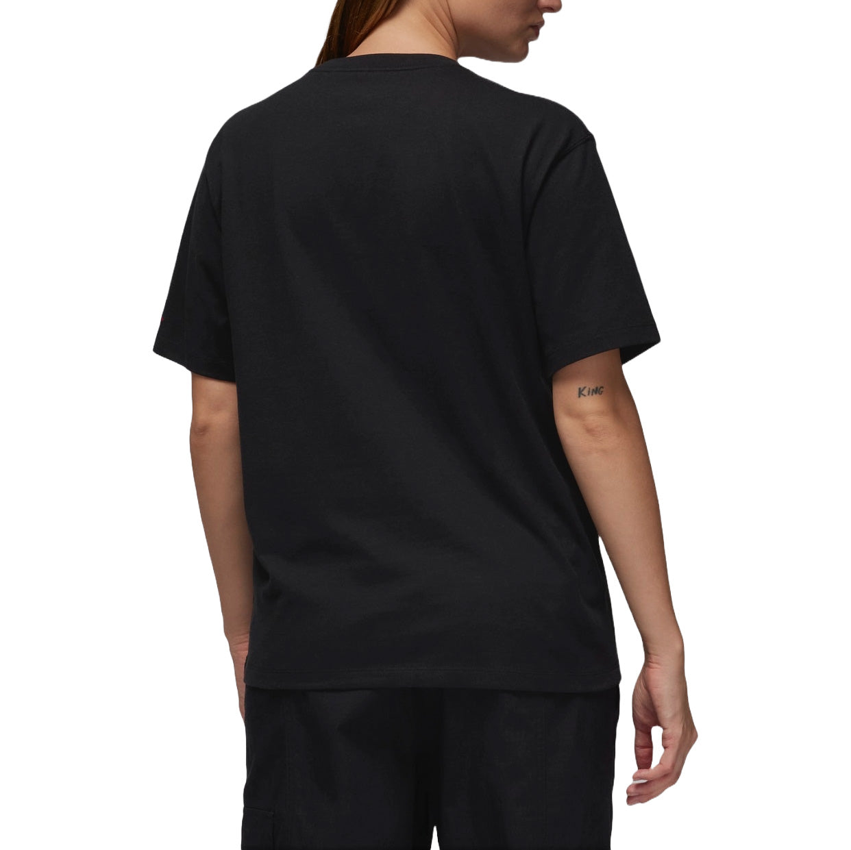 (WMNS) Air Jordan Flight Heritage Graphic T-shirt Asia Sizing 'Black' FQ3241-010