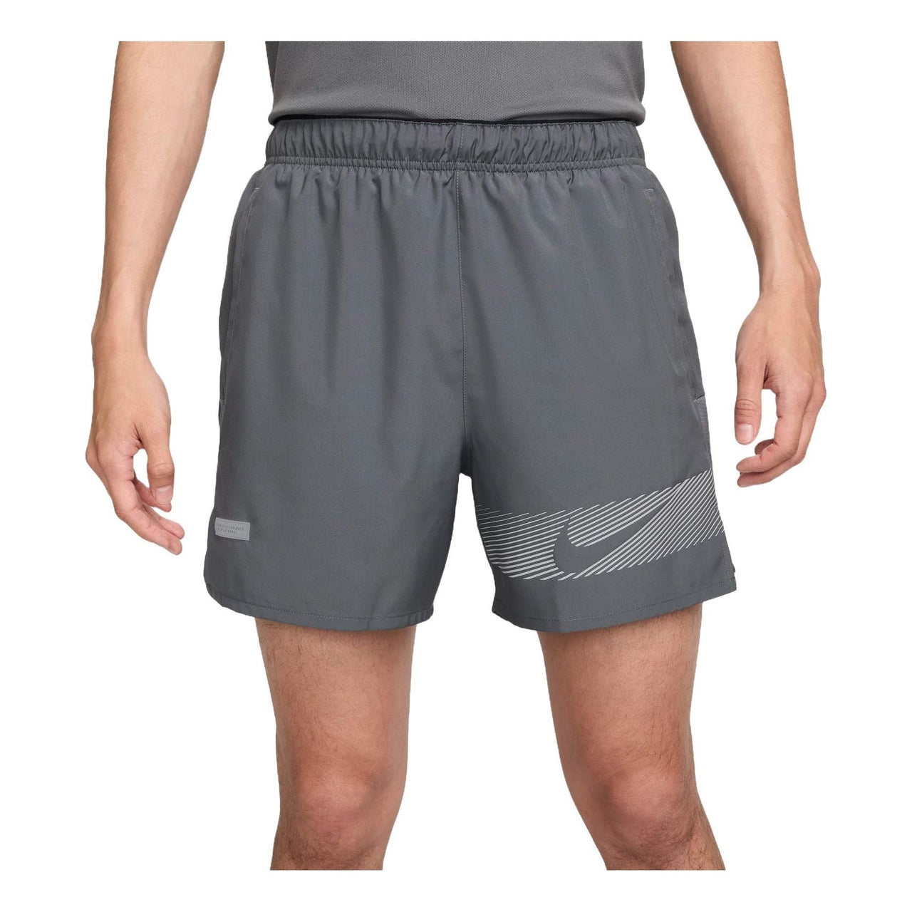 Nike Challenger Flash Dri-FIT Running Shorts Asia Sizing 'Steel Grey' FN3049-068