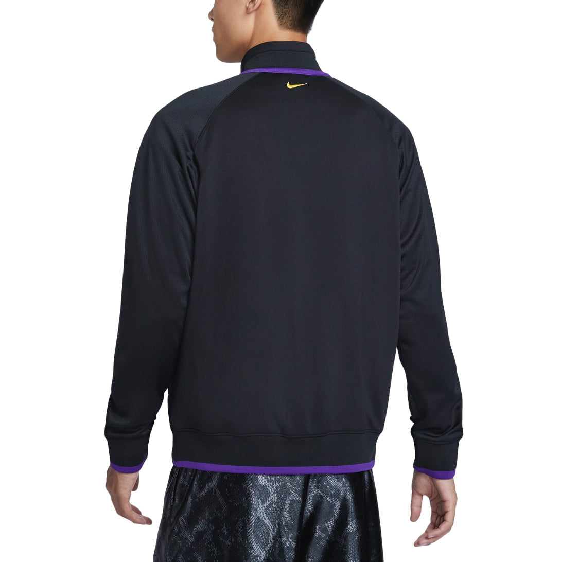 Nike Dri-FIT Kobe Basketball Jacket Asia Sizing 'Black Purple' FZ0937-010