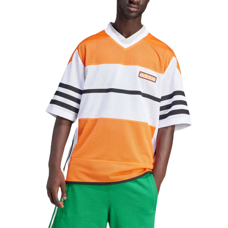 adidas Adicolor Adibreak Mesh Jersey Asia Sizing 'Orange' IR8322