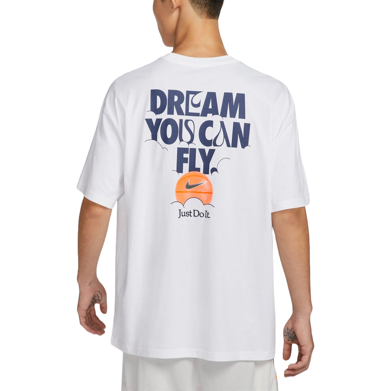 Nike Max90 Basketball T-Shirt Asia Sizing 'White' FZ8084-100